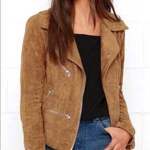 Lulu’s Brown Suede Jacket - NWT
